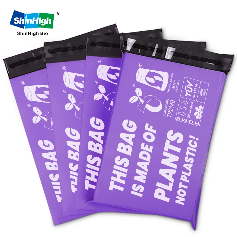 Custom Eco Friendly Poly Mailer Courier Delivery Bag Plastic Mailing Envelops Parcel Bags Shipping Bags