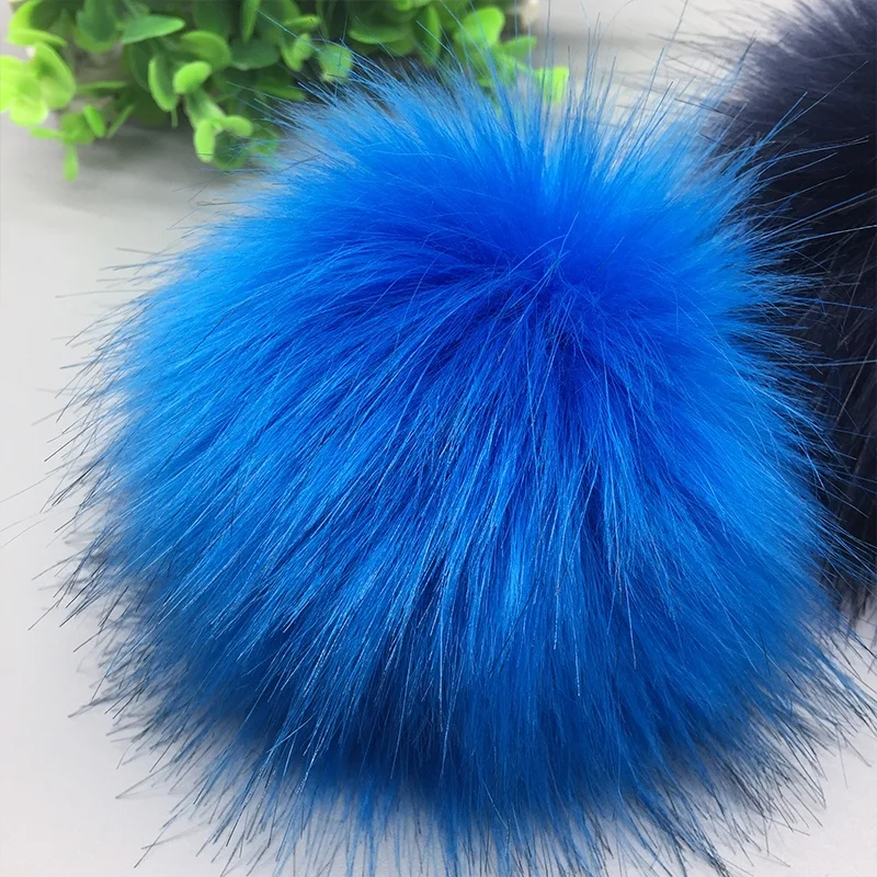 Colorful Keychain Beanie Hat Keyring Slippers Bag Charms Detachable Fluffy Pom Poms Fur Ball Faux Fur Pompom