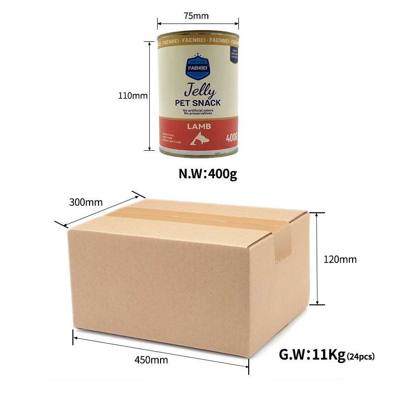 Hypoallergenic High Protein Chicken Breast Wet Food Grain-Free 400g Turkey Lamb Fish Flavors Pet Dog Canned for Adult Dogs