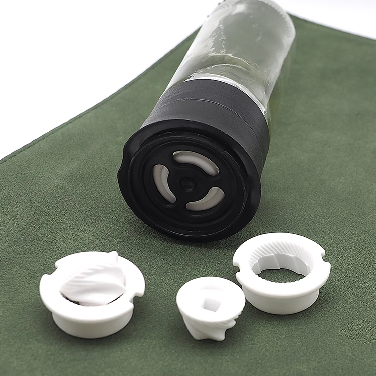 High strength white ceramic burr for spice grinder, Factory Supply 95 al2o3 sliver ceramic mechanism of pepper mill