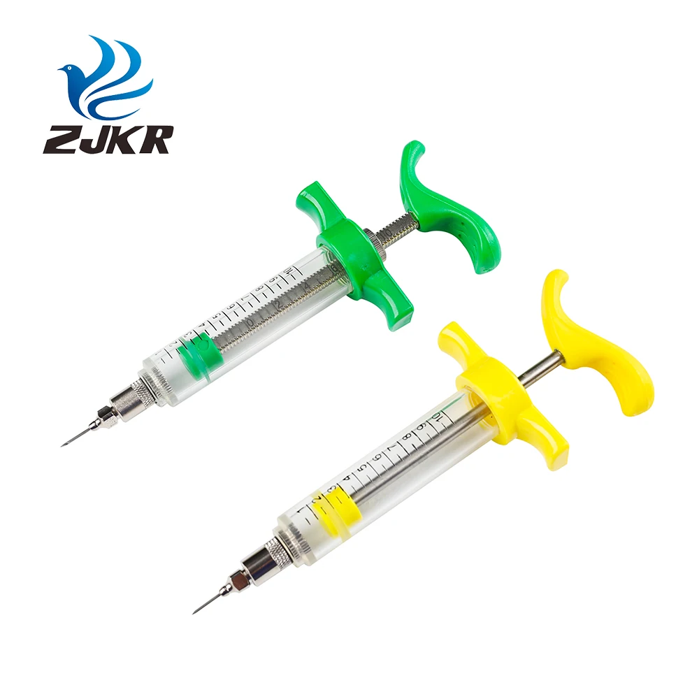 Ветеринарный пластиковый стальной шприц KD310 для домашнего скота 10 мл 20 30 50 TPX с адаптером luer lock