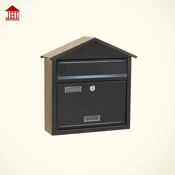 High Quality Weatherproof Outdoor Wall Mounted Mailbox Modern Steel Letter Box for Apartment & Office Use