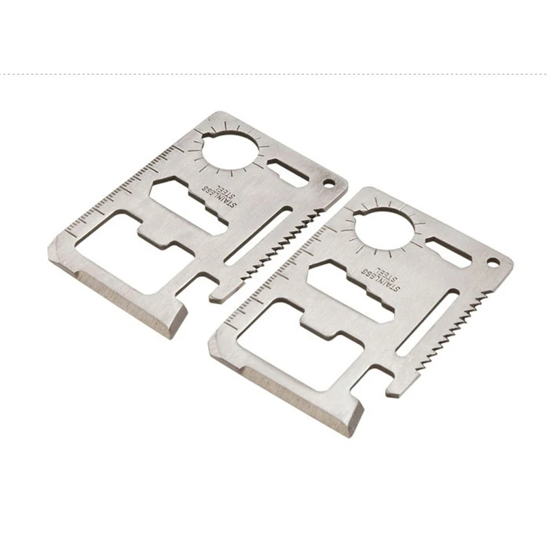Multi-Function Serrated And Sharp Tool Card Camping Outdoor Portable Card Knife Tool Card  Bottle Opener
