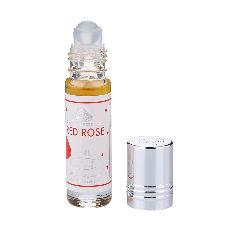 JYOLU442 Red Rose 6ml roll-on concentrated oil perfumes  mini arabic fragrances