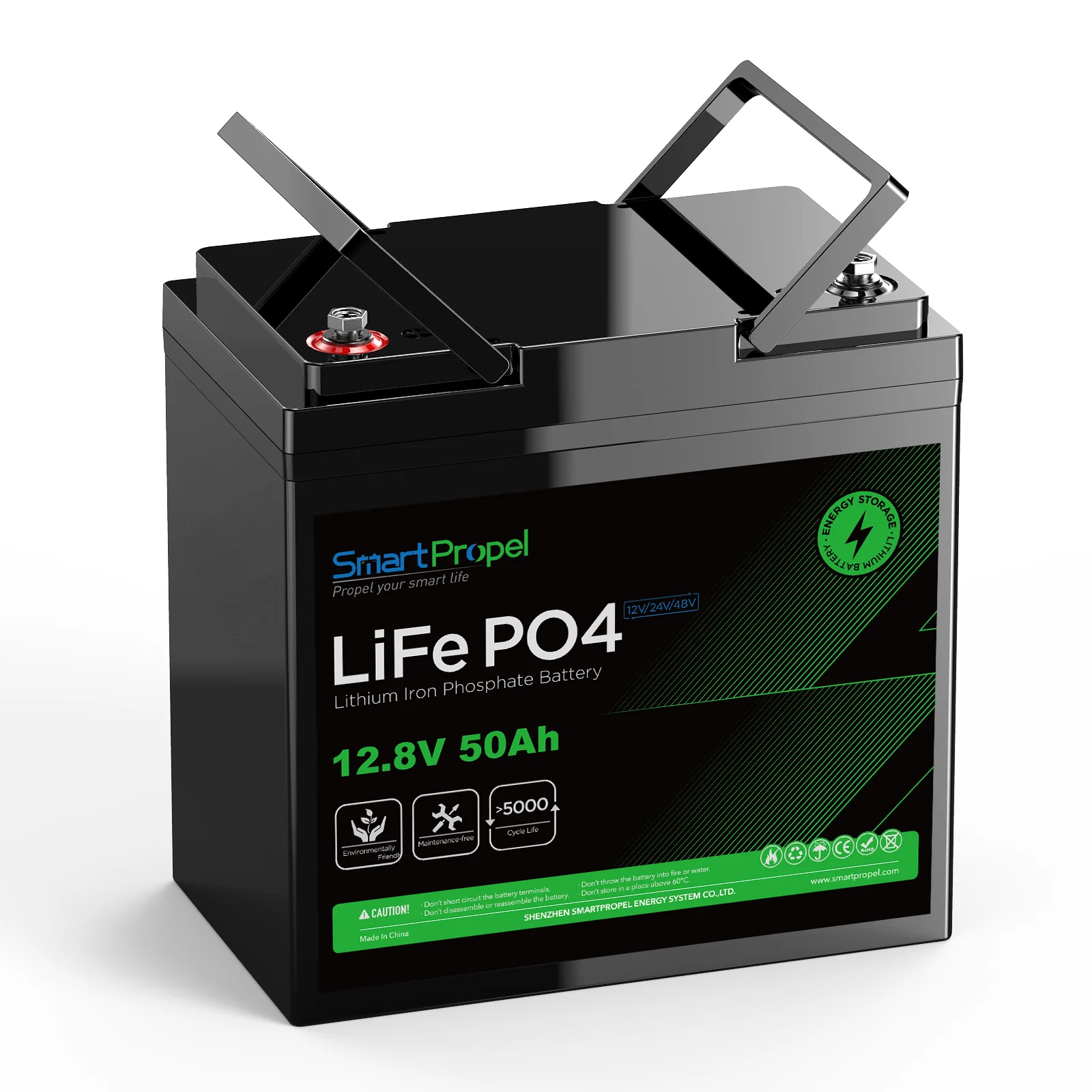 12V 24 Volt 50Ah 100Ah 200Ah Solar LiFePO4 Battery Pack Energy Storage Li Ion Batteries 12V 50Ah Lithium Iron Phosphate Battery