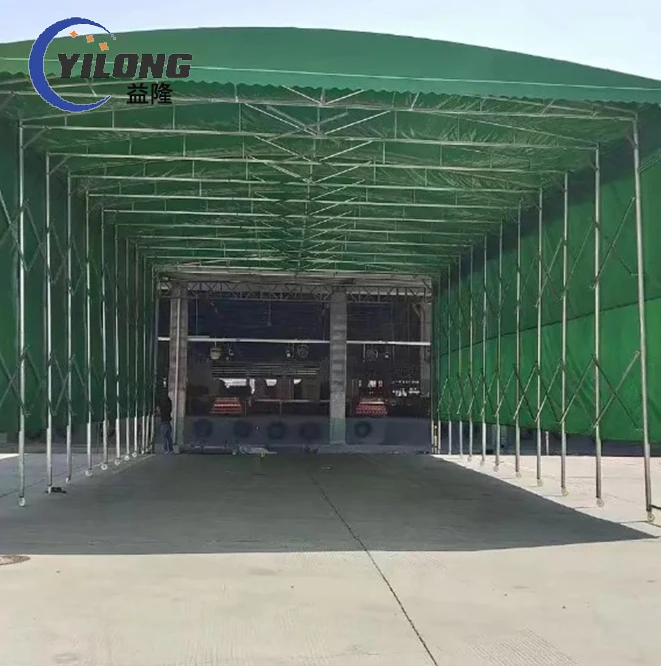 Outdoor waterproof roofing canvas steel frames steel structures sheds with tent on the roof