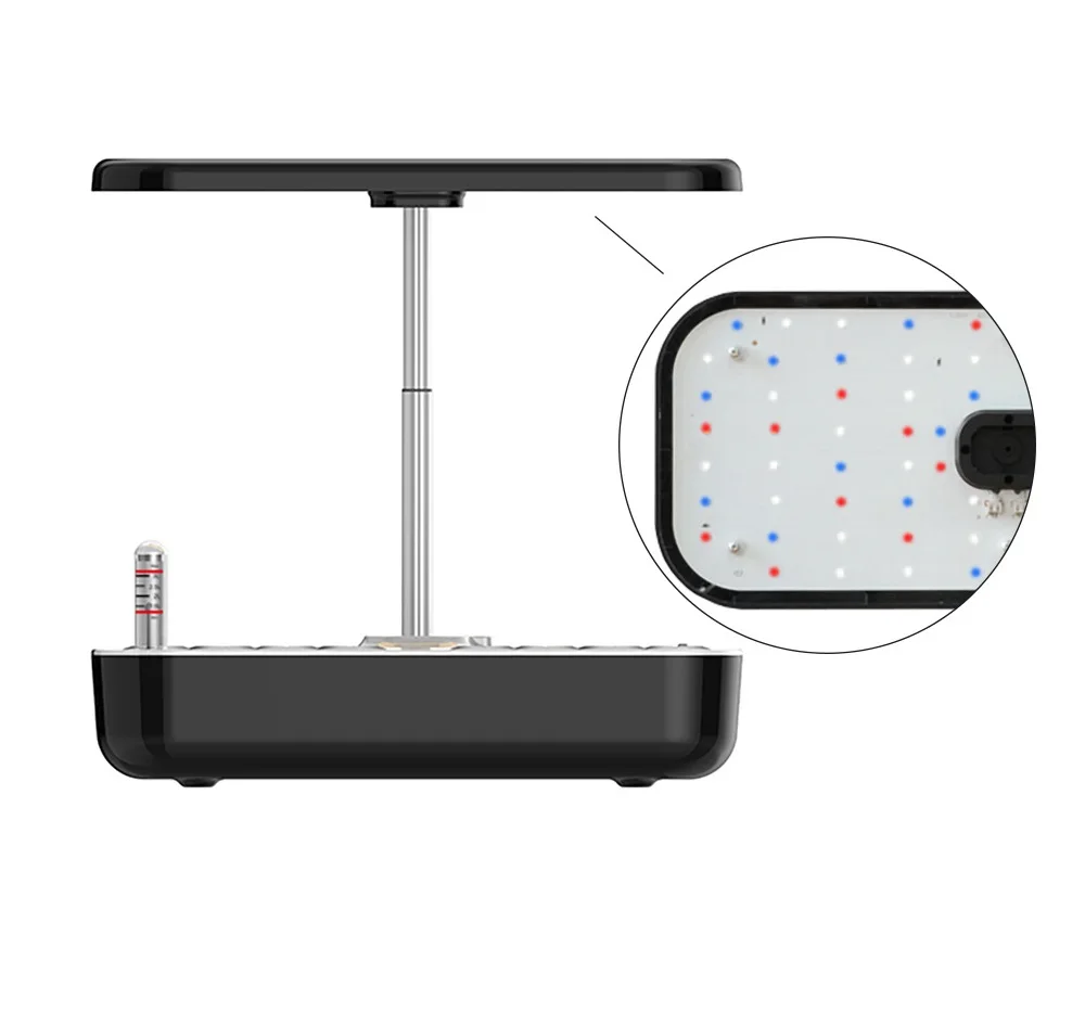 new Hydroponic Starter Kit hydroponic growing systems garden led nutrient growing herbs lettuce vegetables garden tools