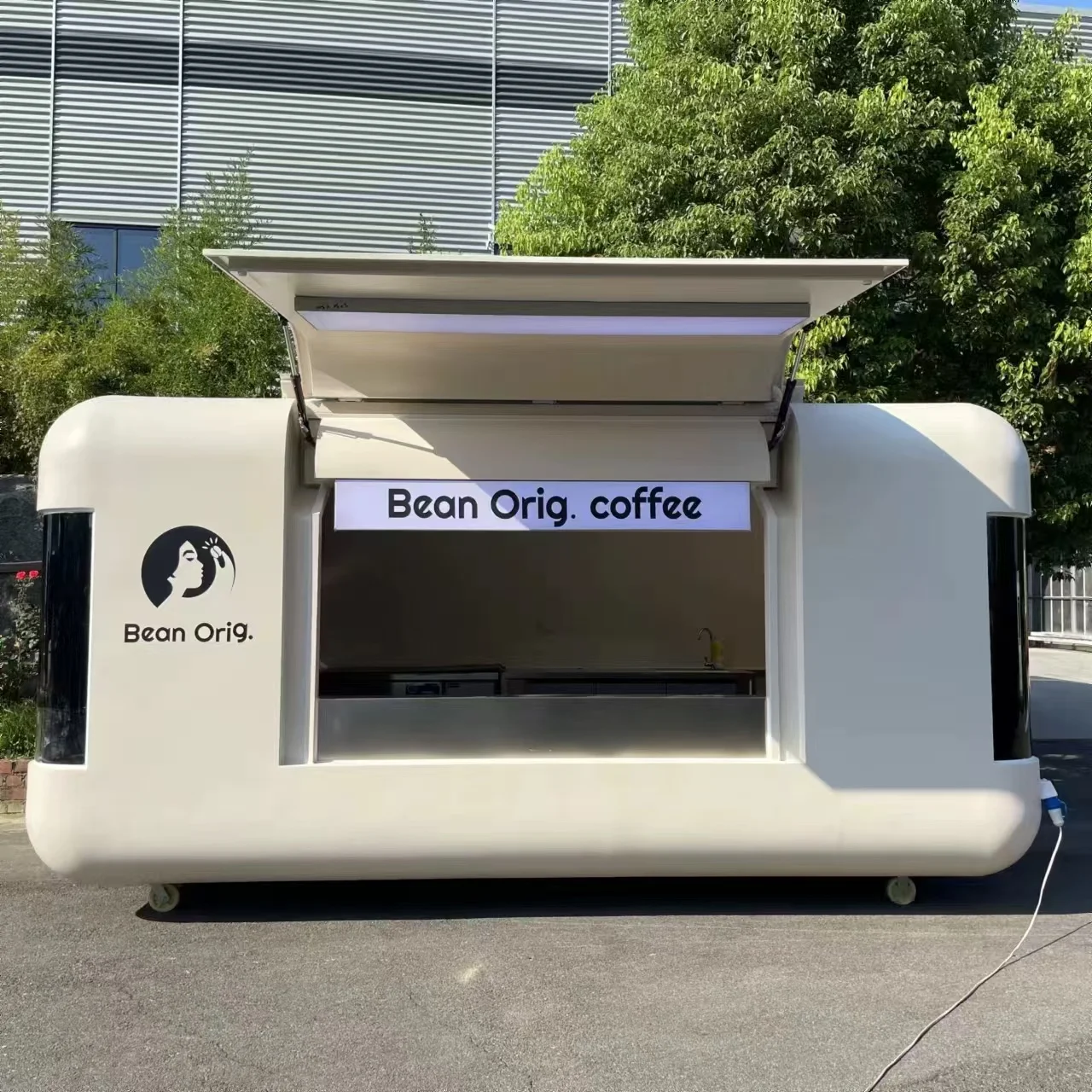 Factory price fast food catering food truck for sale europe mobile food vending trailer Cheap price