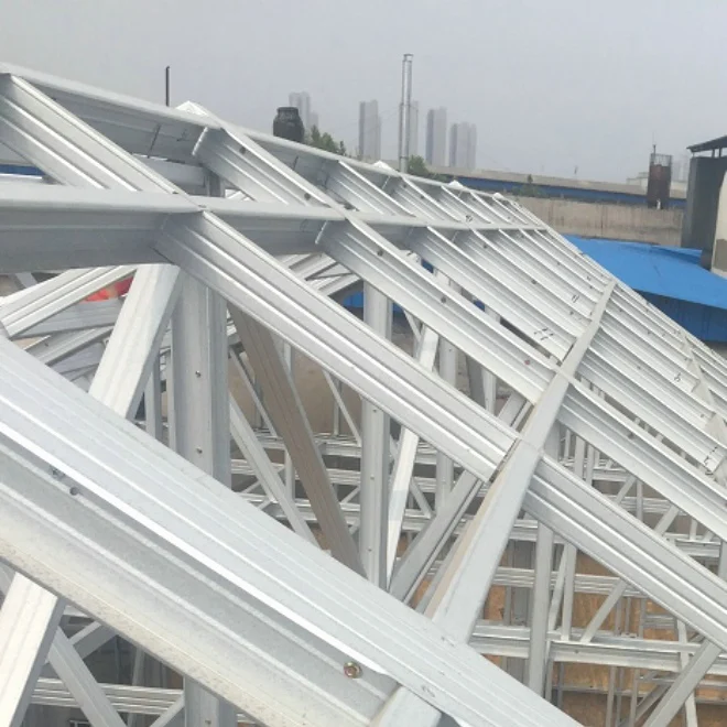 
Fire resistant gabled light weight steel framed house 