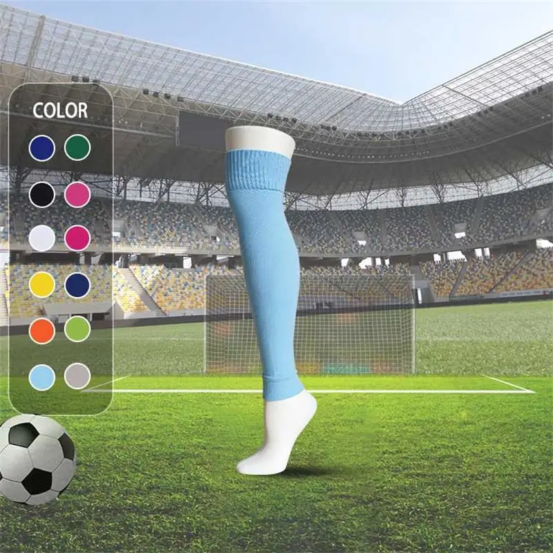 China Factory Low Price Wholesale Soccer Socks Long Black Socks Sleeve
