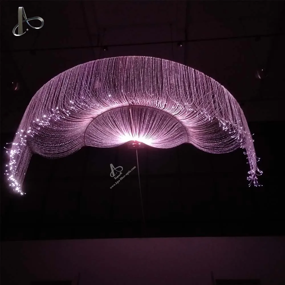 2023 KEPUAI Fiber Optic Lamp for Home Decoration Lamparas De Techo Para Interior