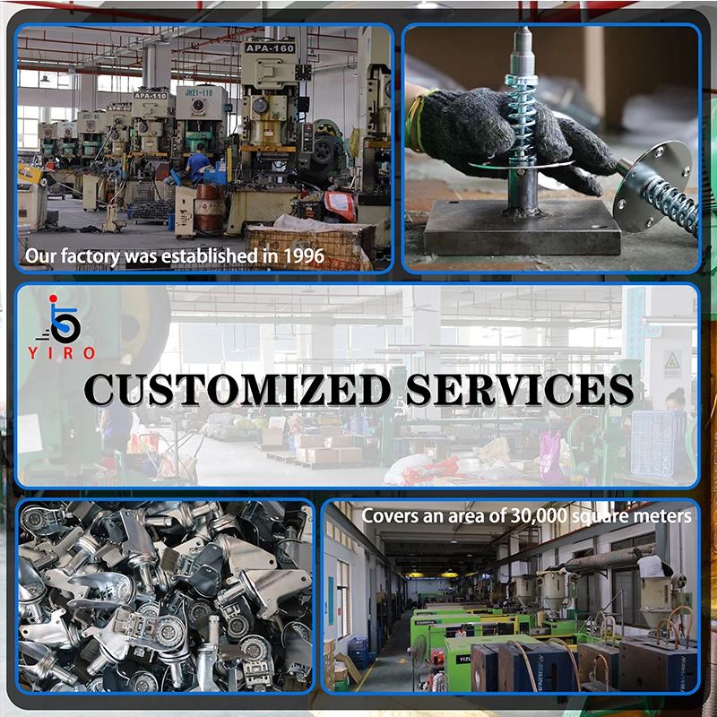 Customizable 1-6 Inch Black PU PP PVC TPR Furniture Caster Wheel 50mm Nylon Office Chairs Exterior Schools Living Room Dining