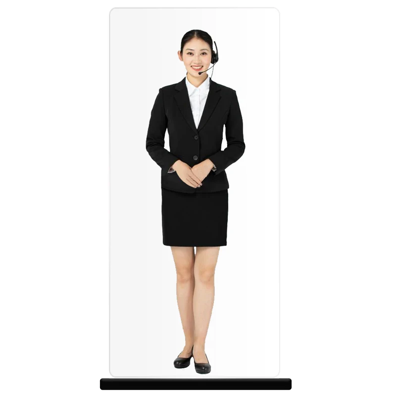 Projector 3D HD Holographic Film Holograms Show A Rear-Projection Transparent Film Holographic Window Film