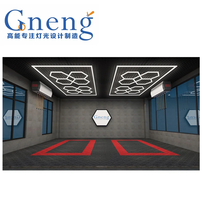 Factory direct sale the hive design LED light for the car care equipement room and workshop