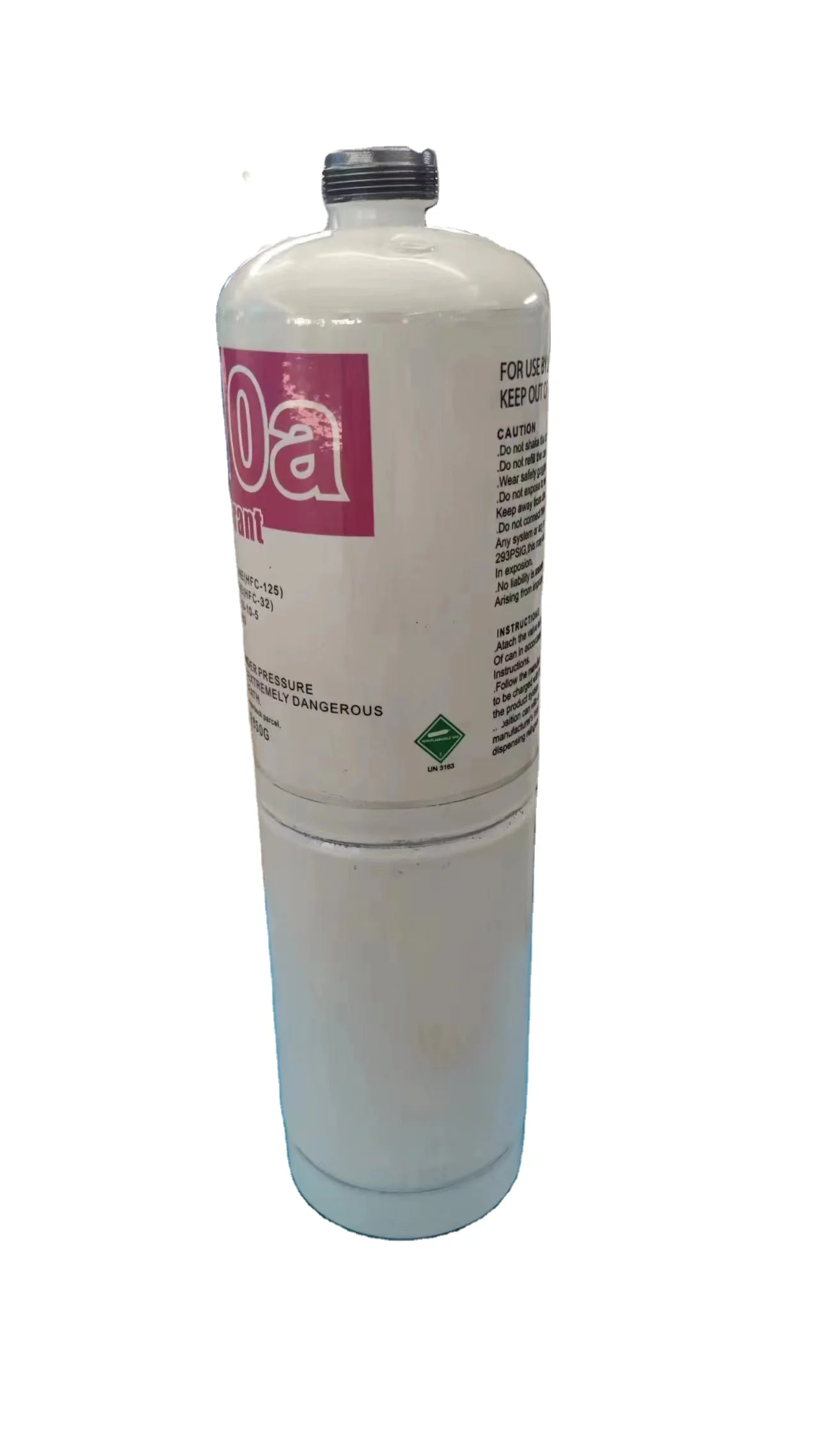 1L Empty CGA600 Thread Cylinder for Gentle Laser Candela Gas Refrigerante R134a Bottle Low Pressure