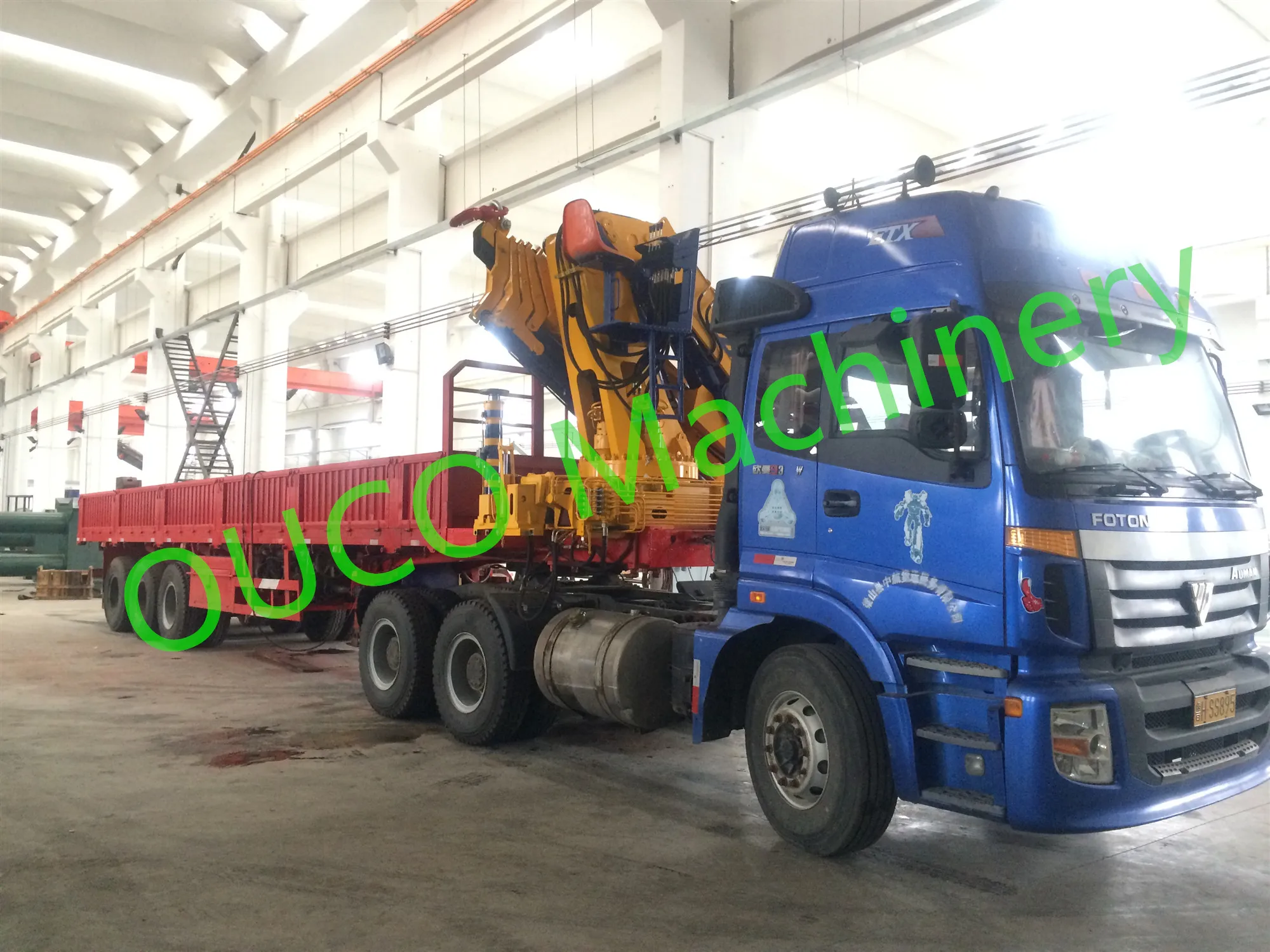 22 Ton Cormach Similar Folding Telescopic Boom Truck Mounted Crane Mobile Crane