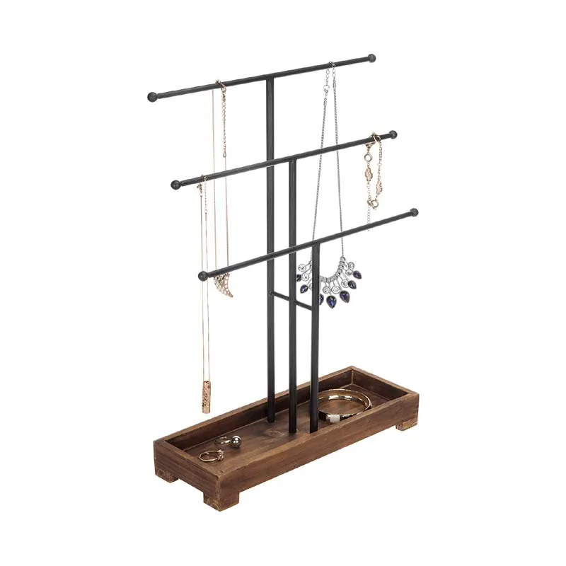 Unique Jewelry Holder Stand Gold Jewelry Trays for Necklaces Luxury Earring Organizers
