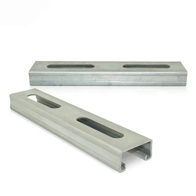 Galvanized c channel punched channel steel