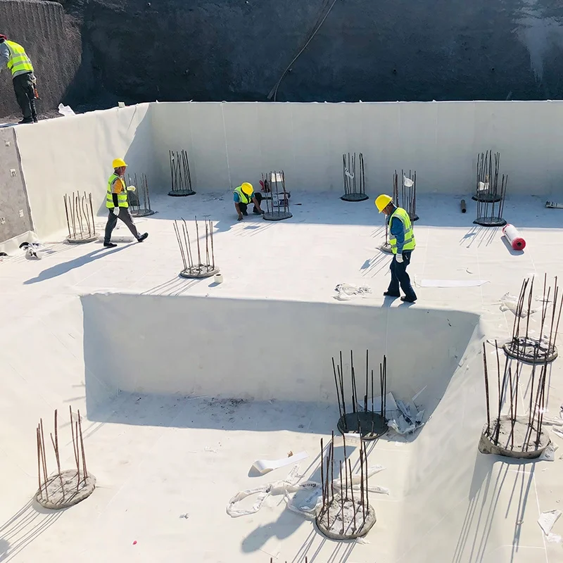 High Polymer Hdpe Pre Applied Self-adhesive Waterproof Membrane for Tunnel and Bridge