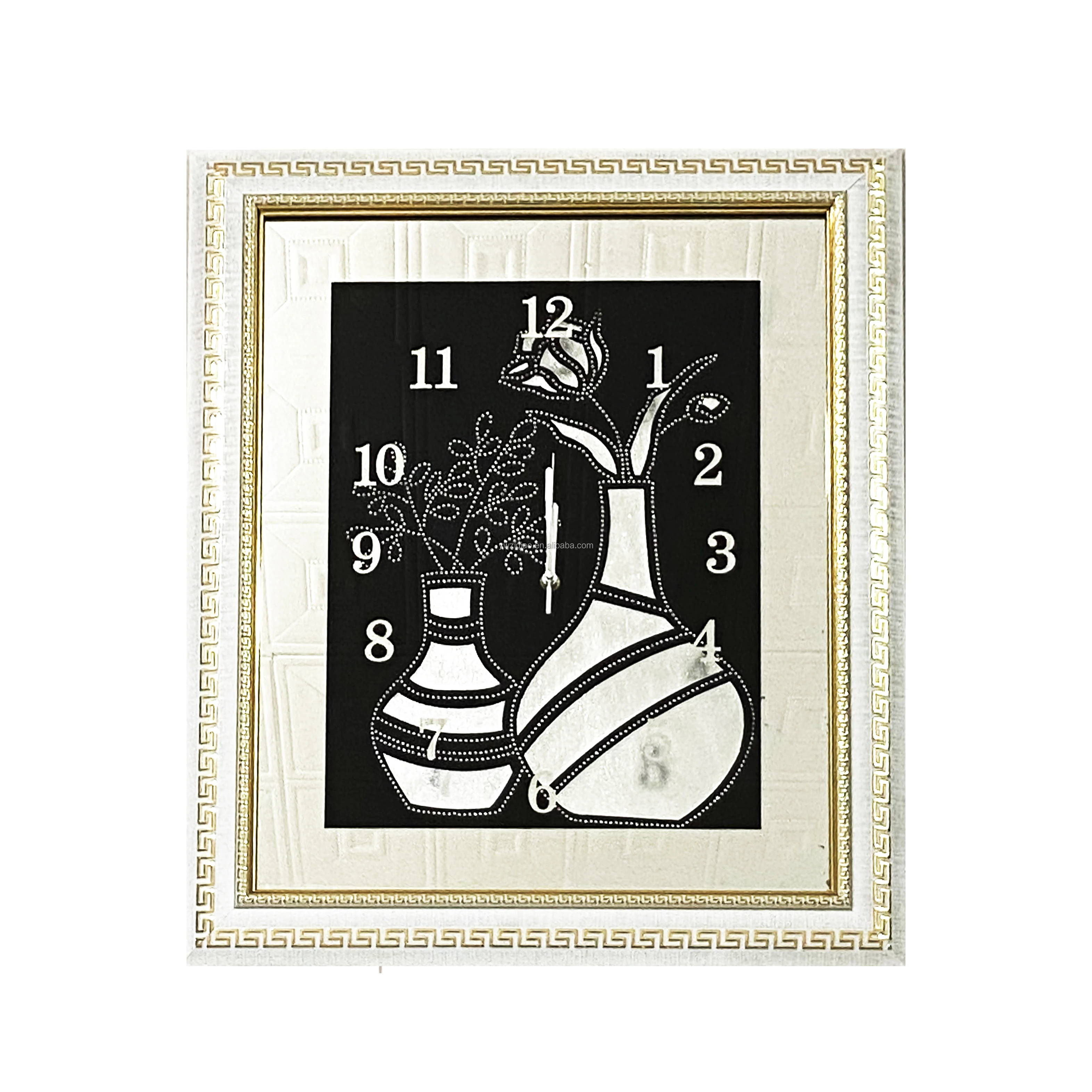 Исламский мусульманский принт стеклянные часы фоторамка для украшения дома