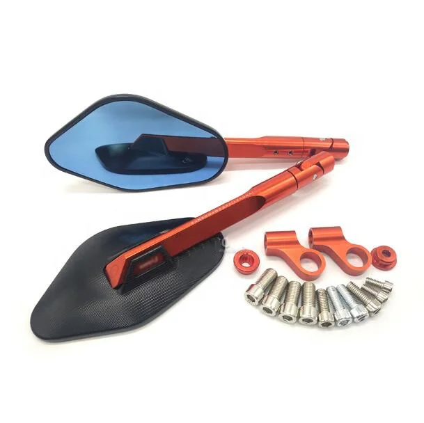 REALZION Wholesale Motorcycle Rear View Side Rearview Mirror For Yamaha Kawasaki Z750 Z800 Suzuki KTM BMW Ducati HYOSUNG Triumph