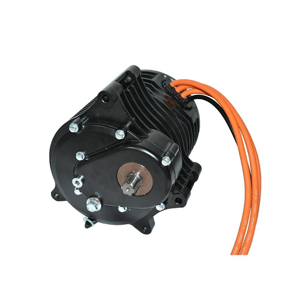 QS138 70H V3 72V 3000w Mid Drive Motor 1:2.37 electric scooter bicycle center motorfor Electric ATV Dirtbike Motorcycle