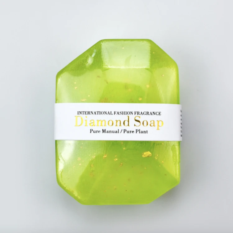 Skin care customized wholesale 2025 best sale 24k gold foil organic peeling soap for skin