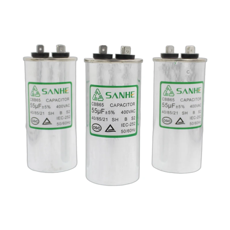 Cbb65 capacitor 55uf 5uf 220v ac motor running capacitor run capacitor 65uf 250vac