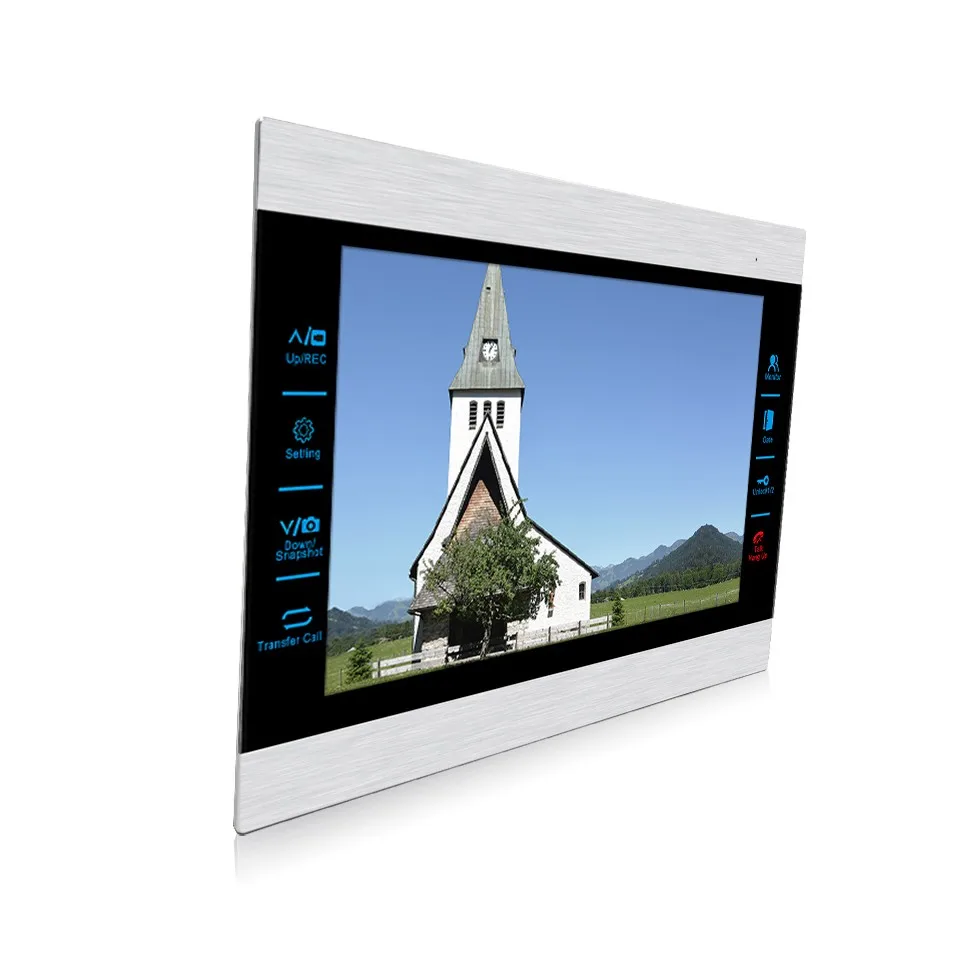 Morningtech commax video door phone 7 inch door bell camera for smart home villa system