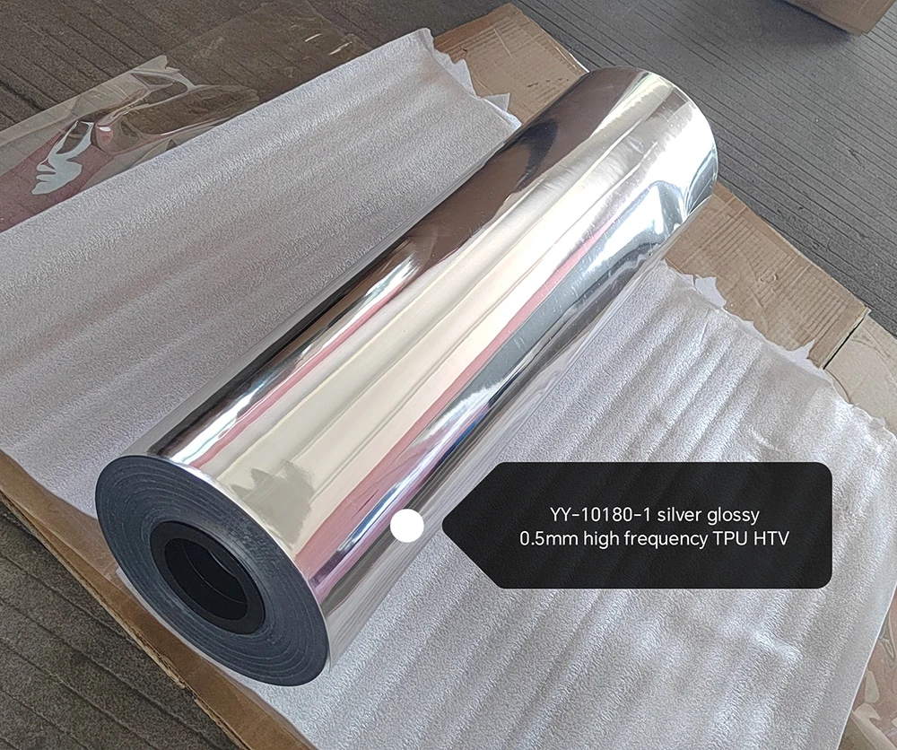 Hoogfrequerente 3D ТПУ пленка виниловый рулон на заказ мягкая печатная высокочастотная металлическая цветная для одежды переводная бумажная