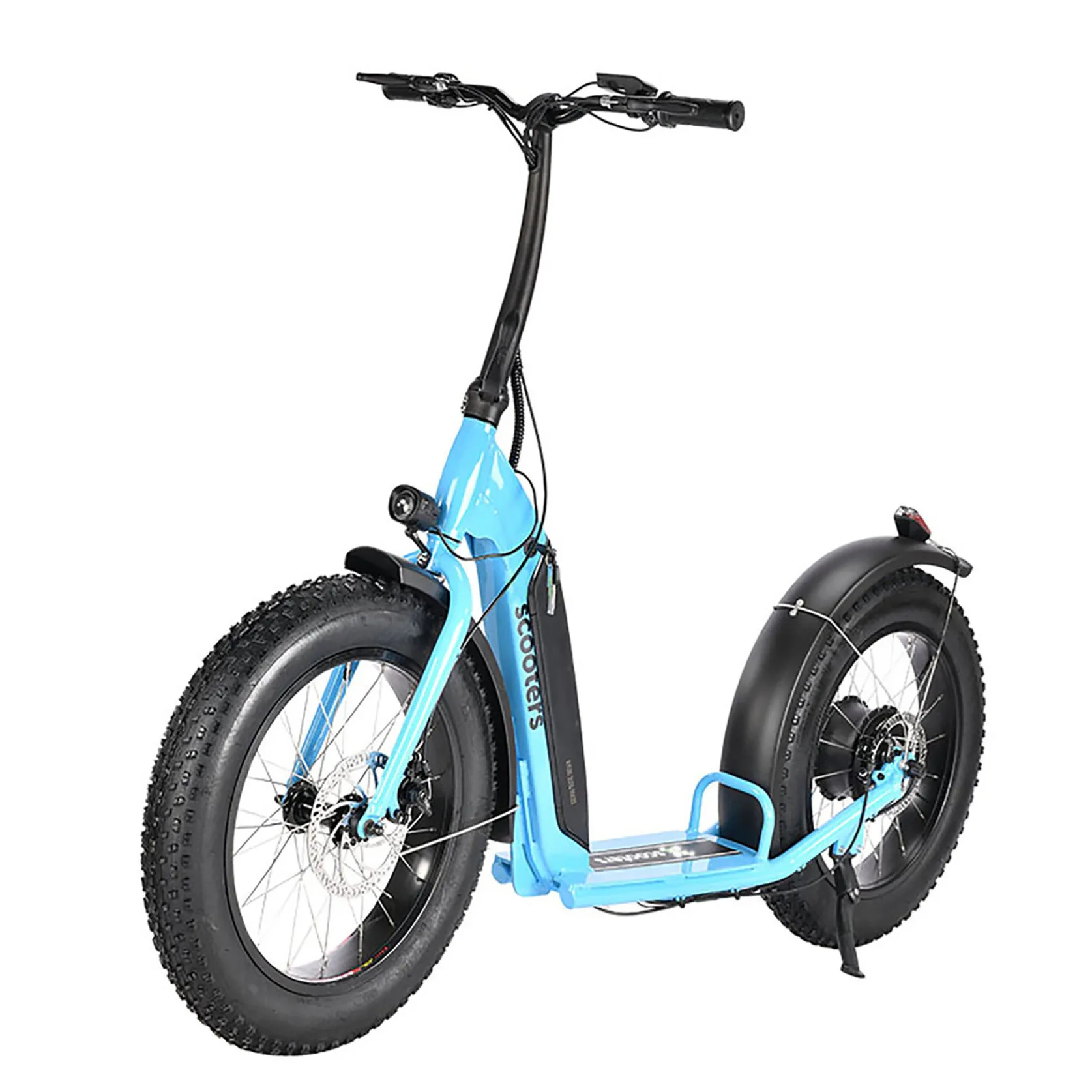 48V 500W Aluminum Alloy frame 2 Wheel fast 20inch fat tire Electric kick Scooter escooter for adult