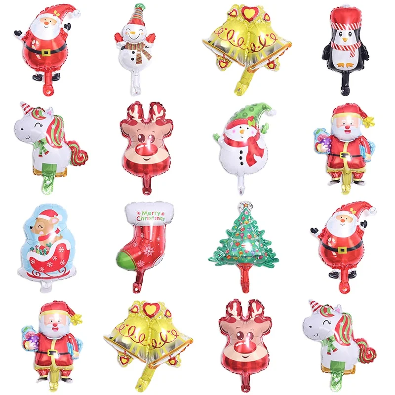 Christmas Ornaments Balloon Christmas Party Decoration Aluminum Helium Foil Balloons