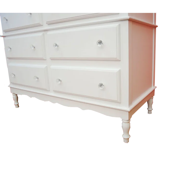 Baby Changing Table White French Style With Drawer Storage Table