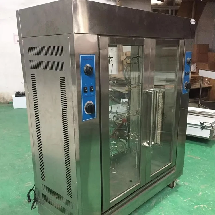 Global Best Seller  Gas Two Full Lamp Rotisserie Barbecue Roast Sucking Pig & Steak Stainless Steel Automatic Rotating Oven