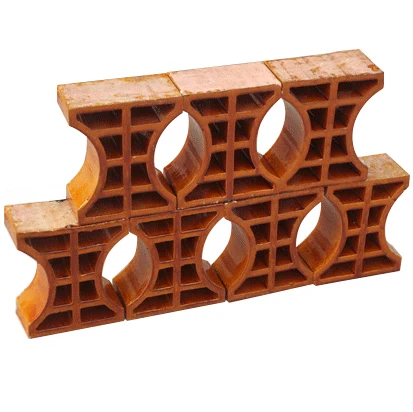 Traditional flower glazing block ceramic hollow brick