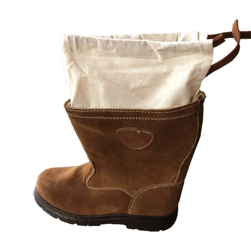 Labor insurance industrial casual woodland men leather steel toe shoes work boot mens safety boots SAFEMAN 833