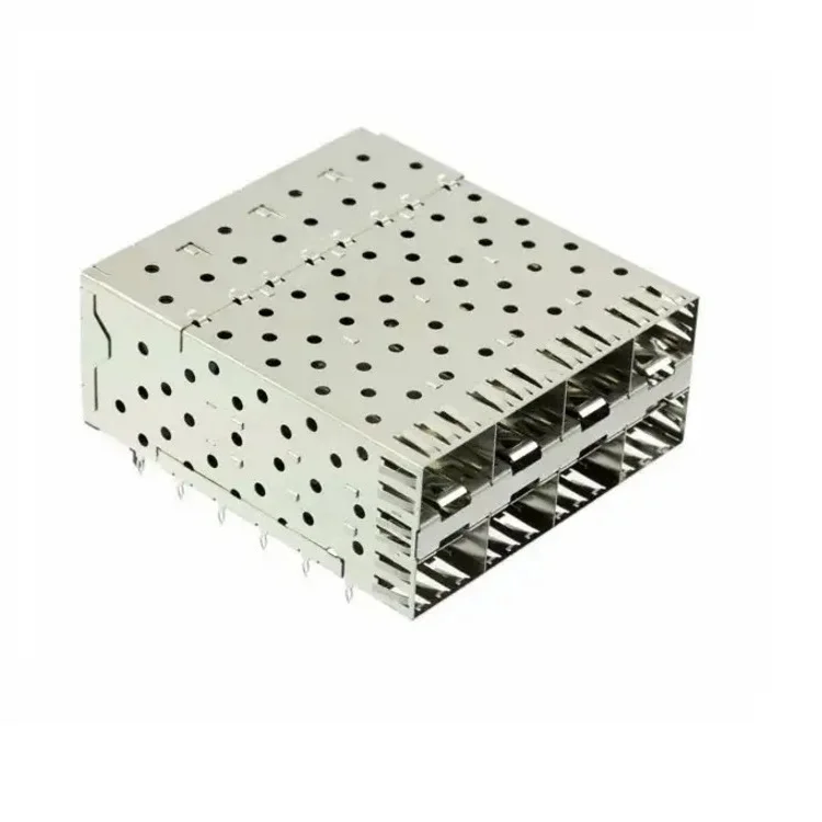 2170286-1 с металлическим EMI без легкой трубы пресс-Fit Тип 2X4 SFP клетка