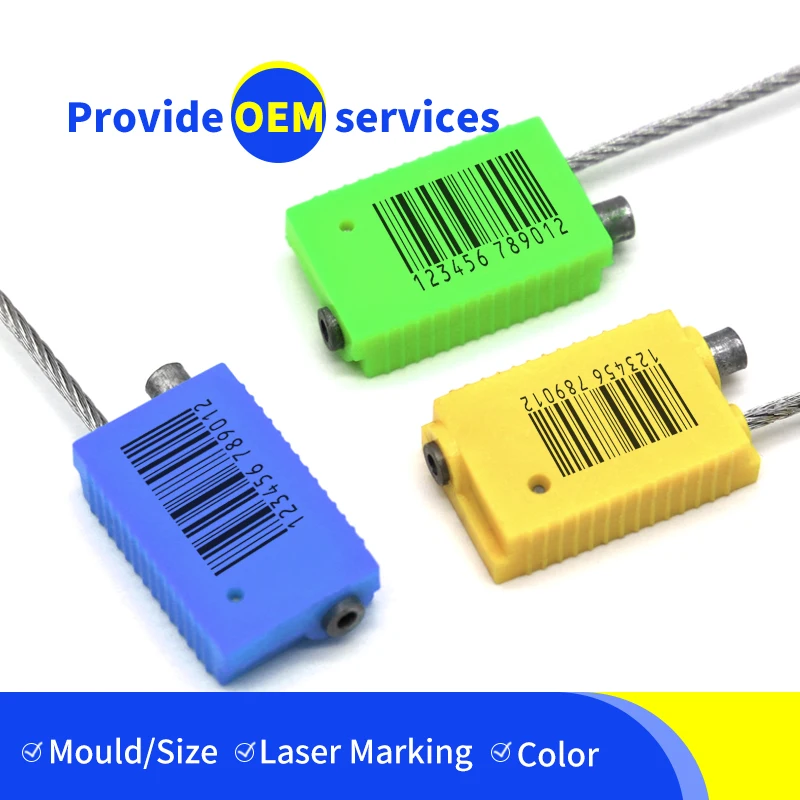 OY-CS110 Tighten Type Tamper Plastic Cable Entry Seals For Containers Container Cable Wire Seal