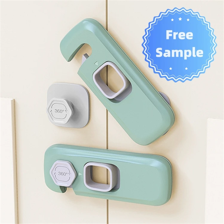 Certificated-Adhesive Cabinet Fridge Drawer Lock Children Security Products Baby Safety Lock products babies