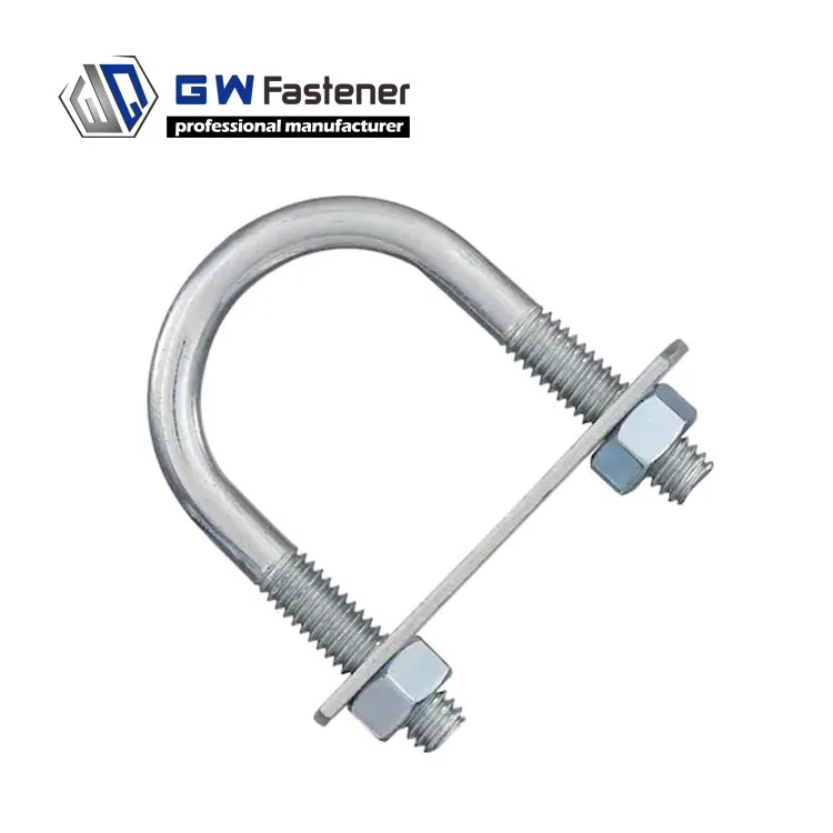 Steel U-Bolt with Nuts Bent U Bolt Zinc Round U Bolt