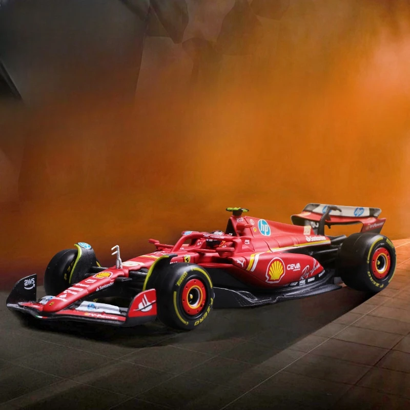 2024 Bburago 1/43  SF24 #16 Charles Leclerc RB20 #1 Max Verstappen F1 Racing Alloy Diecast Metal Formula One Model Toys Car