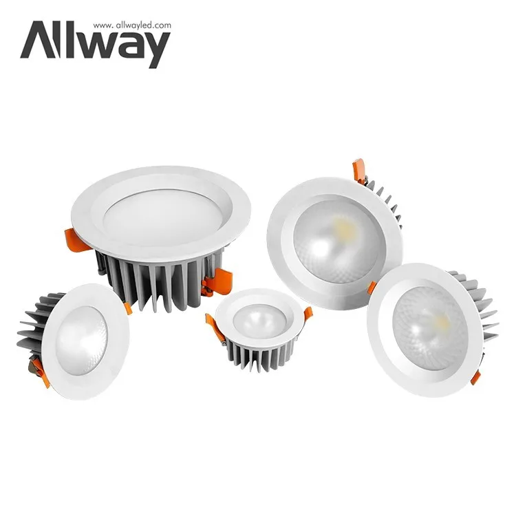 ALLWAY SKD High Brightness ndoor Waterproof IP54 Recessed Mounted 25 Watt LED Downlight Housing