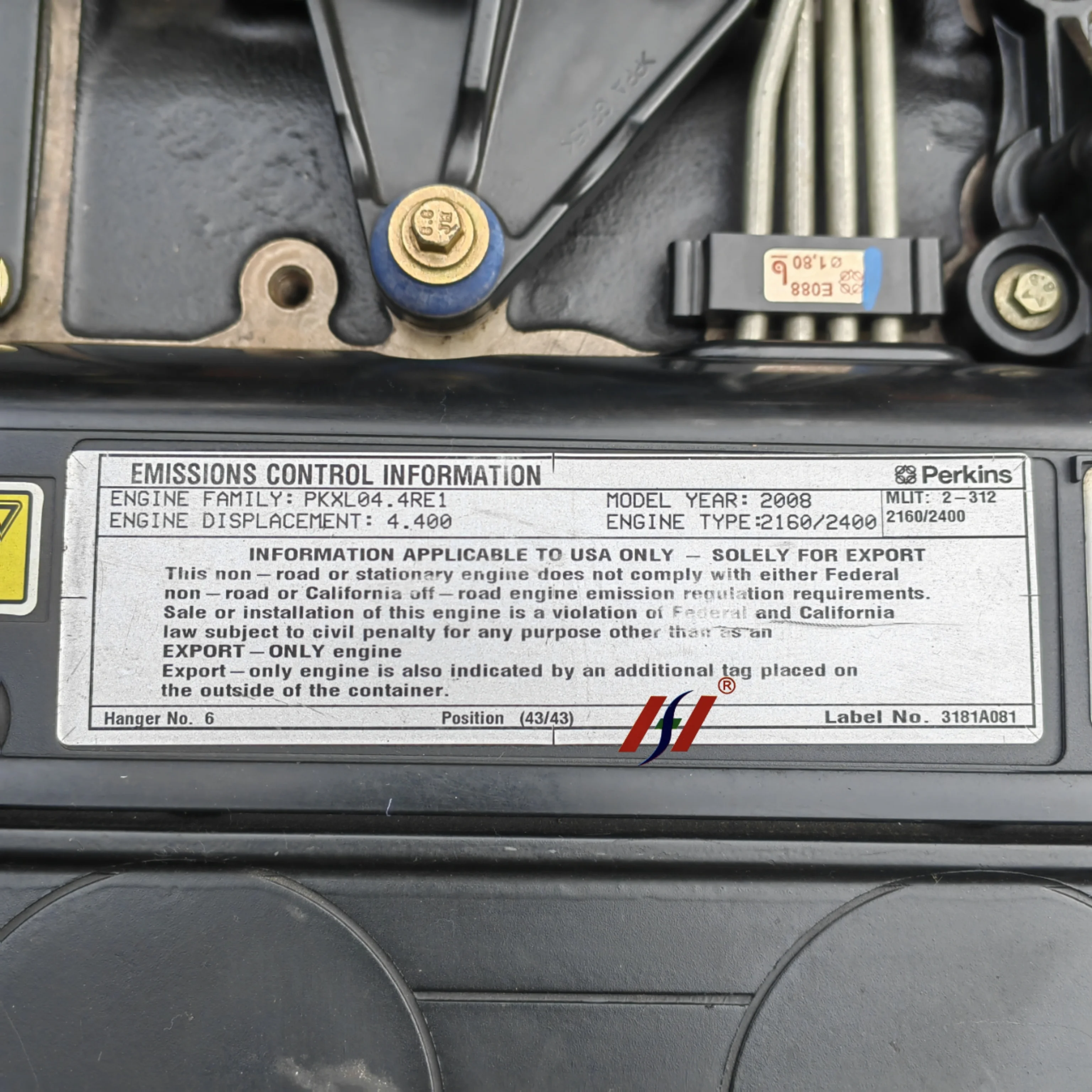 Оригинальный импортный двигатель Perkins 1104C-44 подходит для экскаваторов в сборе