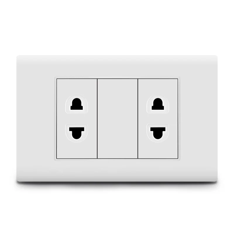 Common Mechanical Good Quality American Standard Australian Standard Wall Switch And Socket Electric Interruptor Light Switch