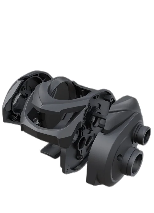 Wholesale long range magnetic fishing reel 7.2:1 nylon water droplet sea rod fishing reel