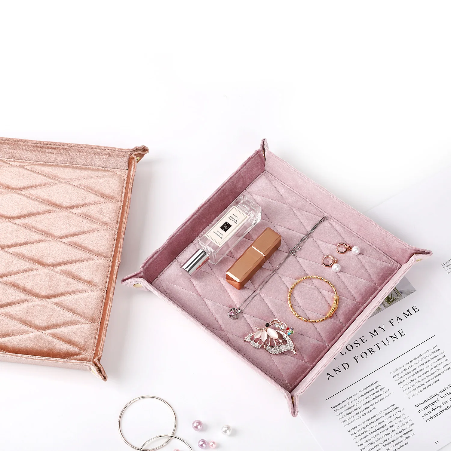 Velvet Jewelry Tray Jewelry Ring Display Ring Tray Display Diamond Ring Emeralds Pendant Display Tray Jewelry Show Logo Custom