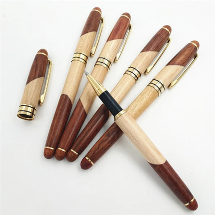 Wholesale new fashion good quality wooden pen box set kits wooden craft pen
