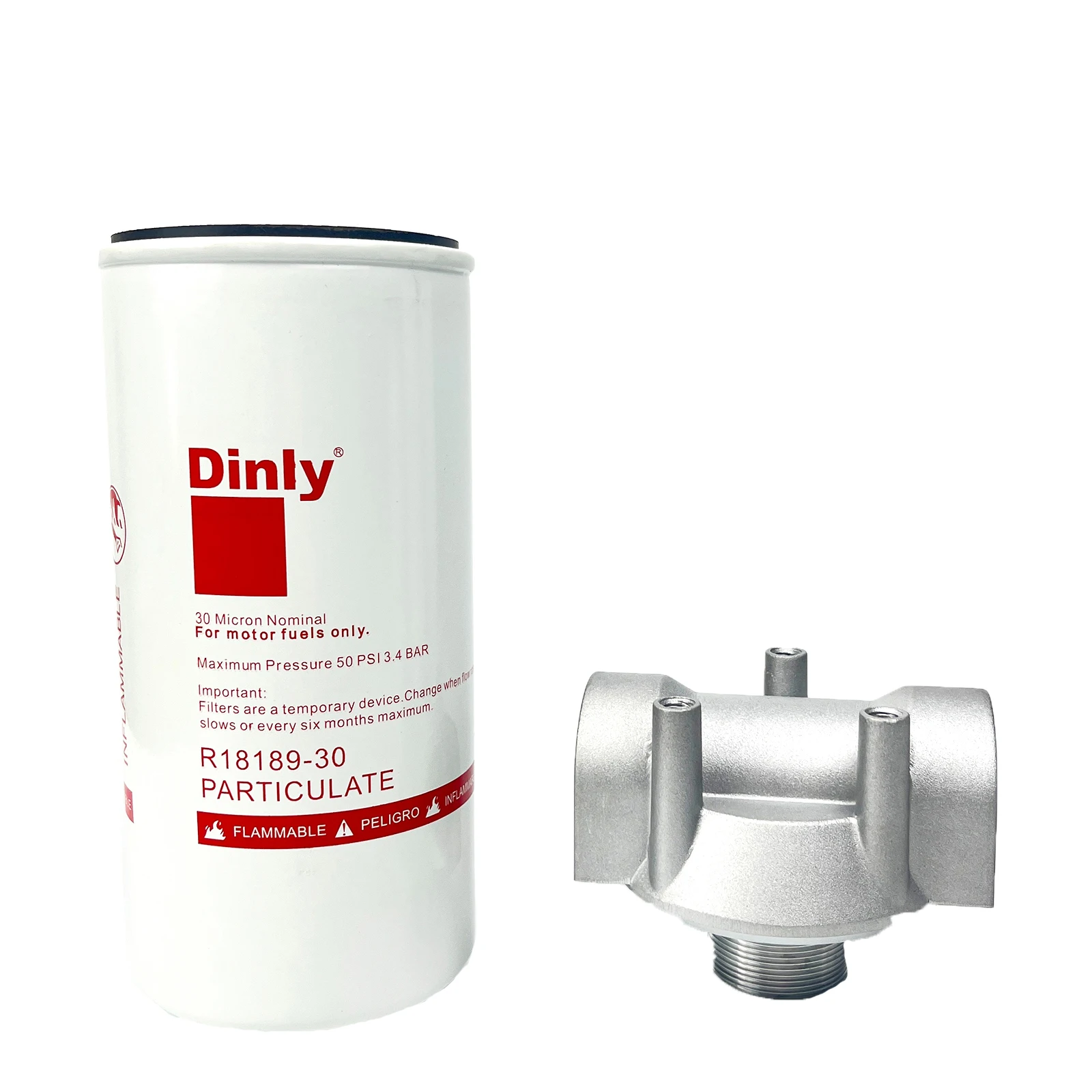 Factory Price R18189-30L Diesel Fuel Filter 30 Micron Gas Station Fuel Dispenser Filter with Bracket