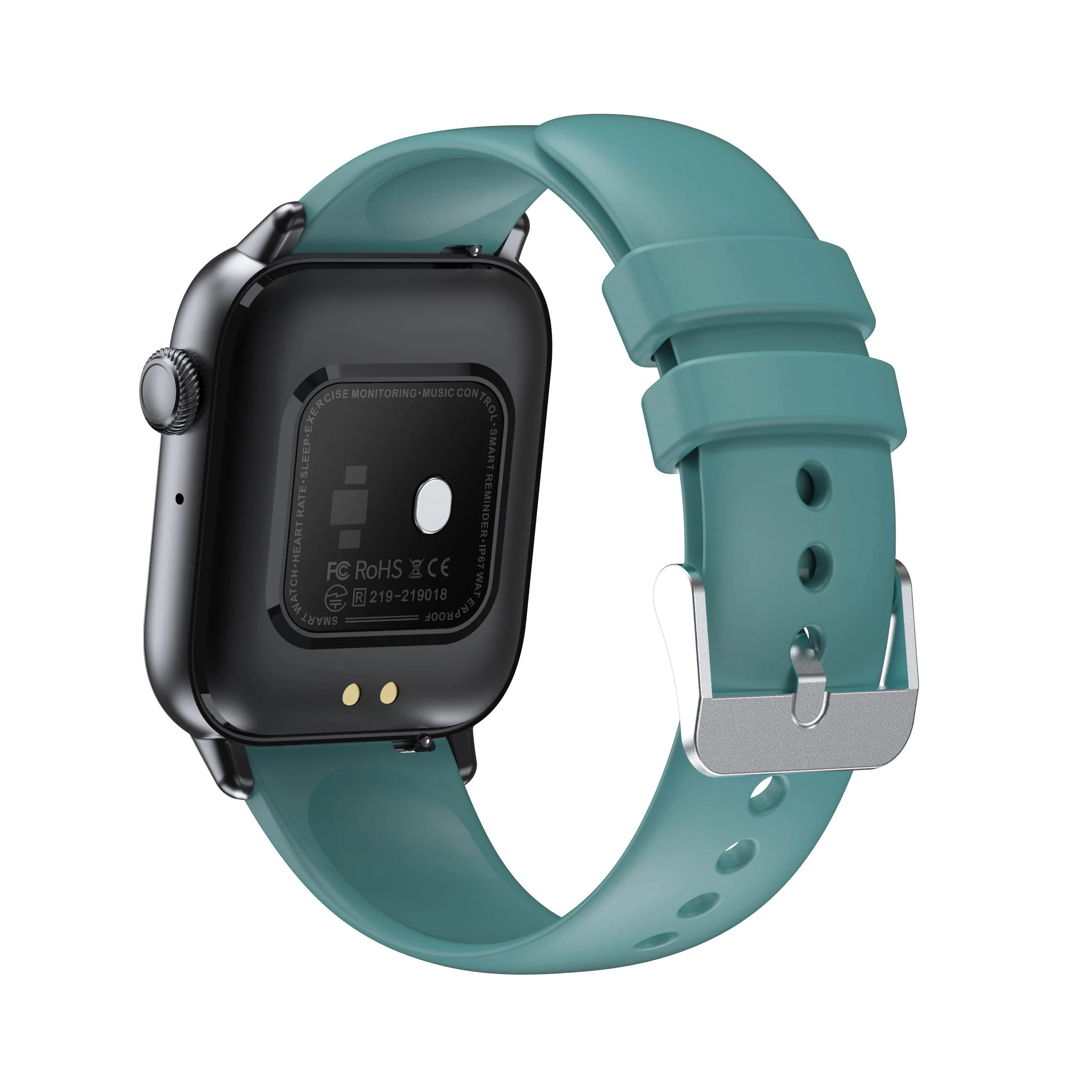 Guangzhou Big Pink Colour  2022 Rotatable Phone Reminder Body Temperature Measurement Smart Watch With Ips Display