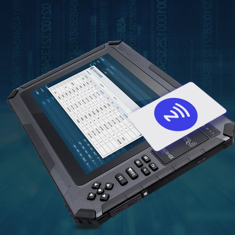 HUGEROCK R101 64gb 32gb 1000 nit Industrial Panel Pc Handheld Barcode Scanner Rfid Reader Long Range android rugged tablet